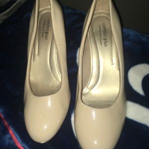 Beige pumps